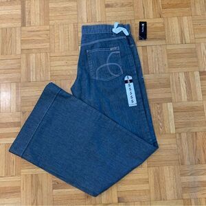 Hurley Low Rise Wide Leg Jeans Grey Size 5